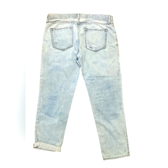SEXY BOYFRIEND GAP 1969 Light Blue Distressed Jeans - Picture 5 of 5